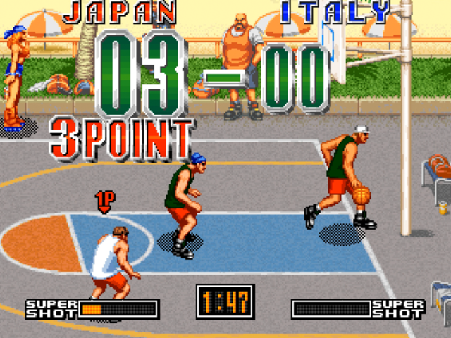 Dunk Dream screenshot 2 for Neo Geo CD